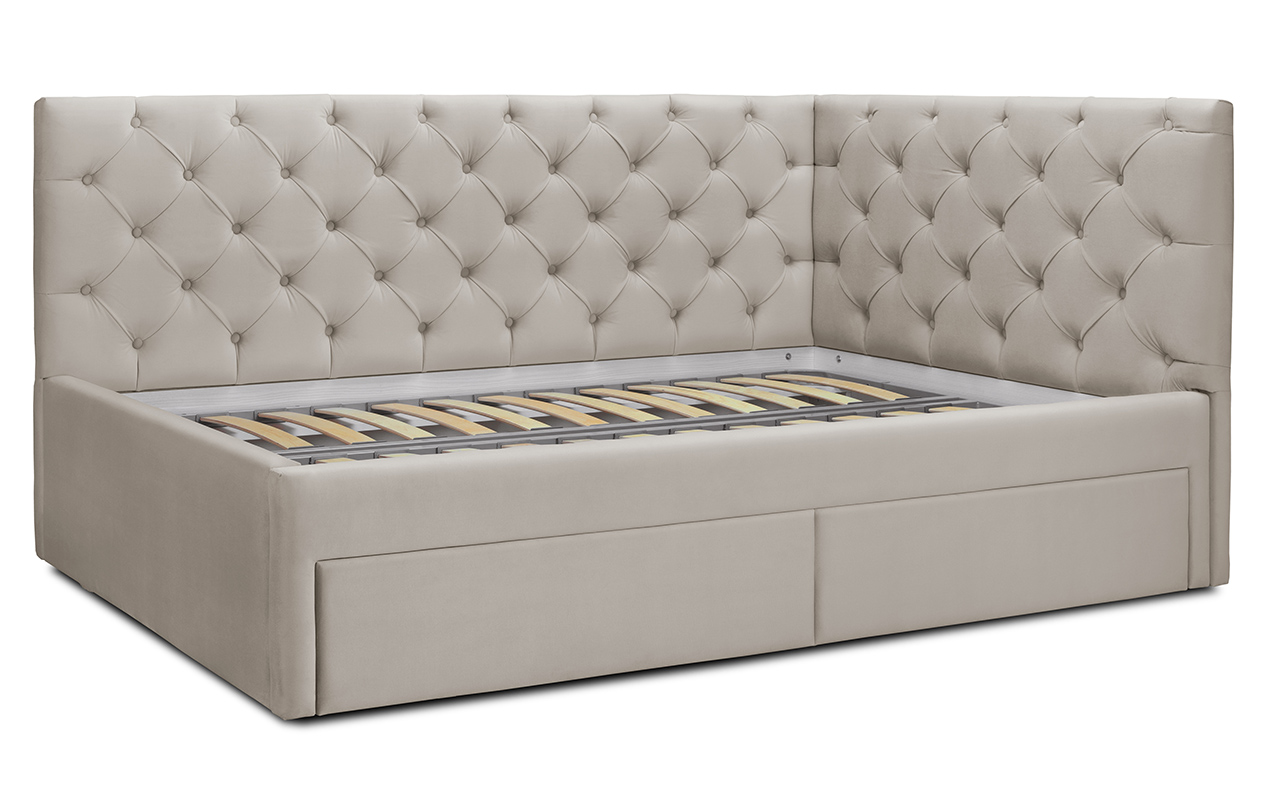 детская кровать Flepers Lion Оливия с ящиками правая 1 Flepers Lion Оливия с ящиками правая